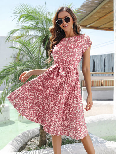 ANETTE – DELICATE BLOOM WHISPERS MIDI DRESS