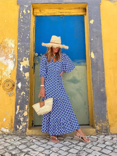 APRIL – FREE-SPIRITED CHARM BOHO MAXI DRESS