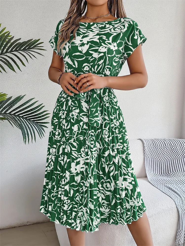 AMAL – BLOOMING GRACE FLORAL PRINT DRESS