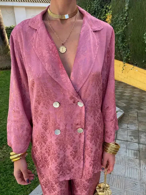 ELOISE – TAILORED JACQUARD SOPHISTICATION