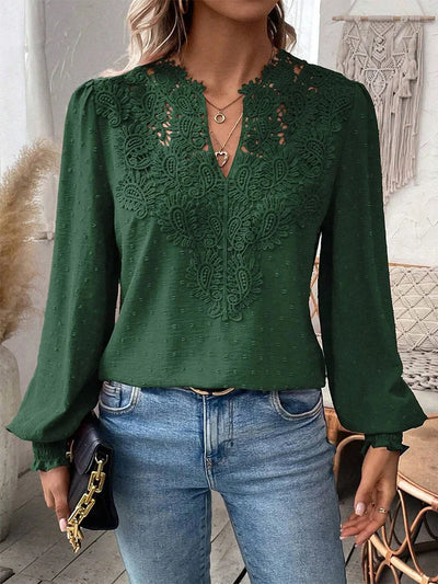 CHARLENE – ELEGANT FLOW BLOUSE WITH GRACEFUL DETAILS