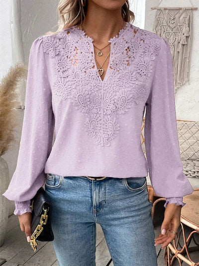 CHARLENE – ELEGANT FLOW BLOUSE WITH GRACEFUL DETAILS