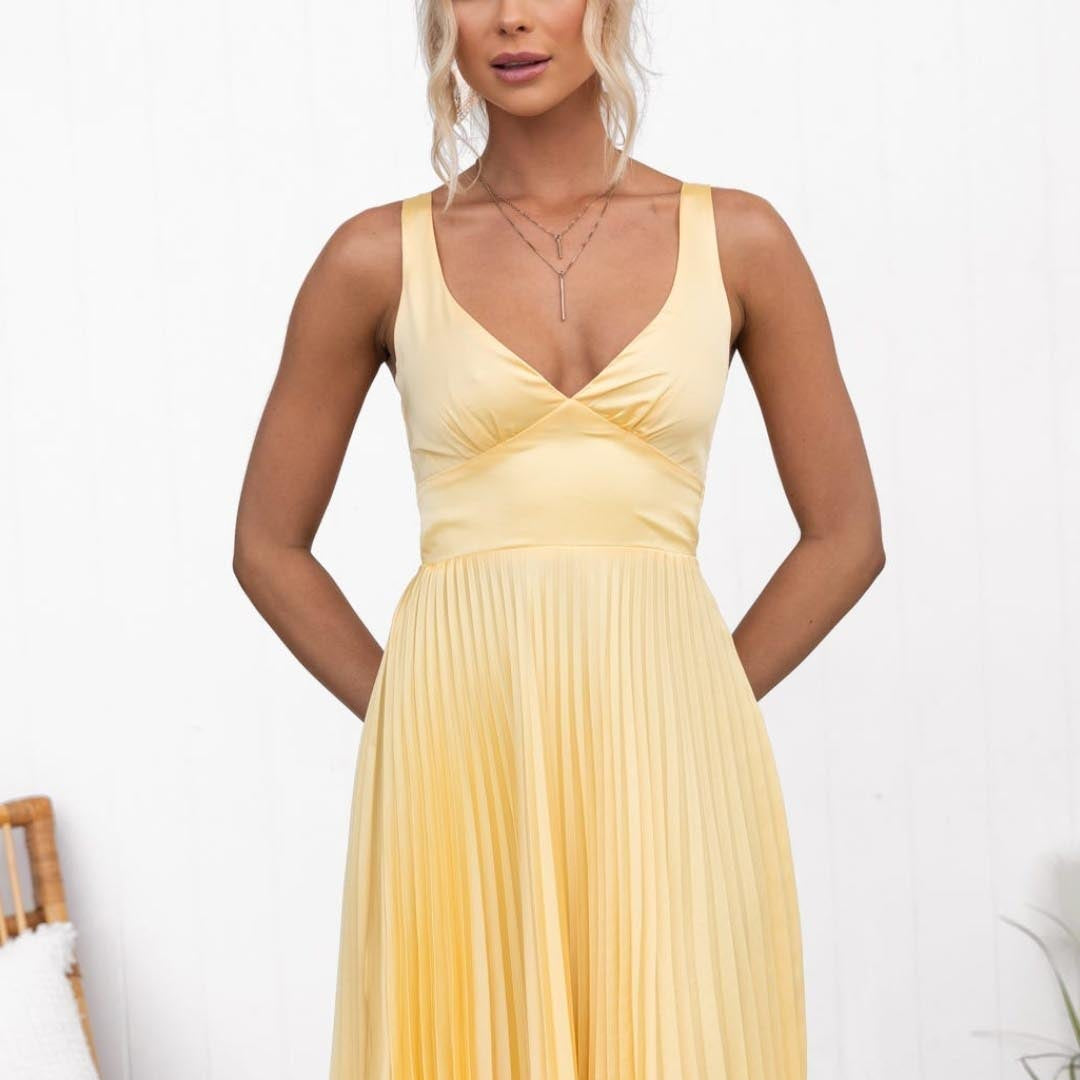ROSEMARY – SUNLIT PLEATS WITH A TOUCH OF GRACE