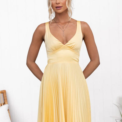 ROSEMARY – SUNLIT PLEATS WITH A TOUCH OF GRACE