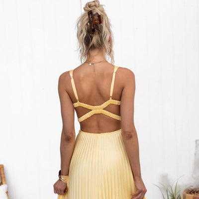 ROSEMARY – SUNLIT PLEATS WITH A TOUCH OF GRACE