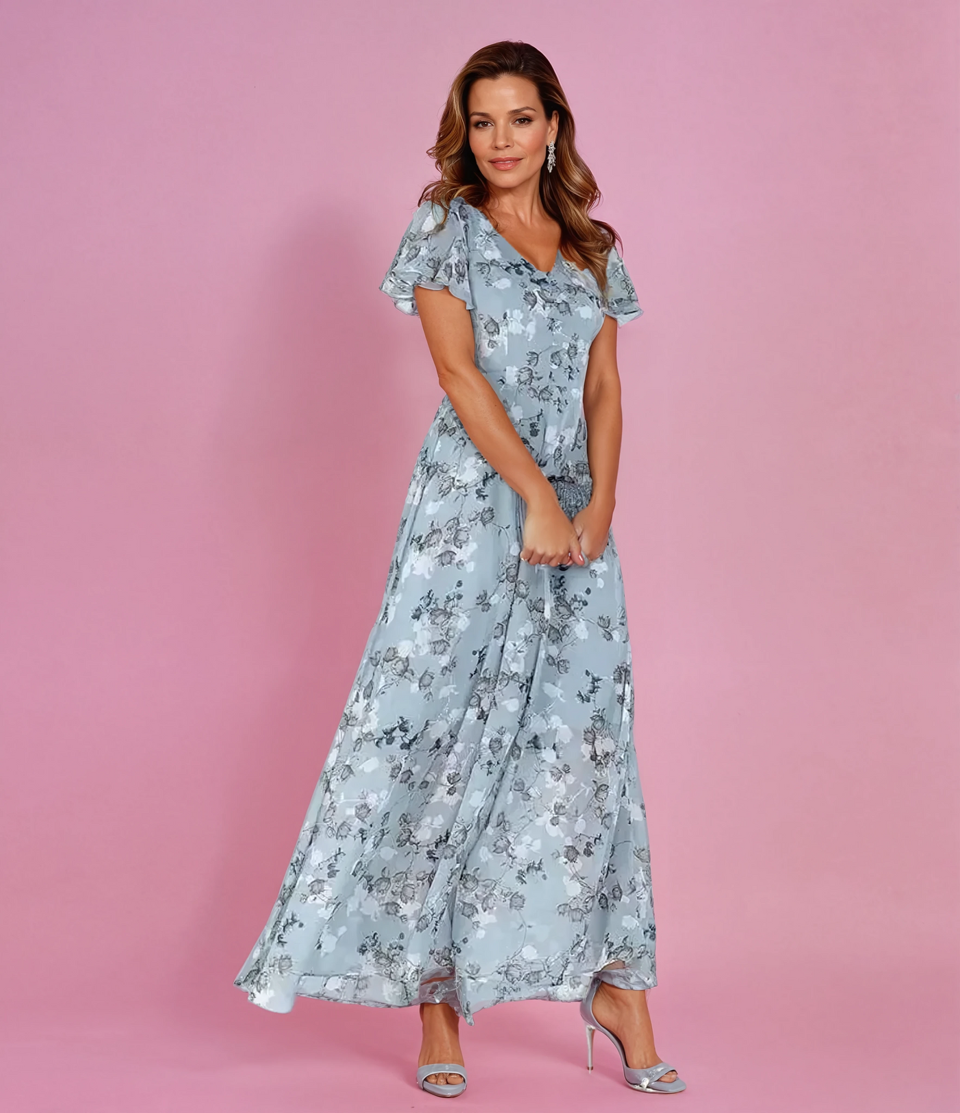 Zaar – moonlit charm midi dress (Almost sold out)