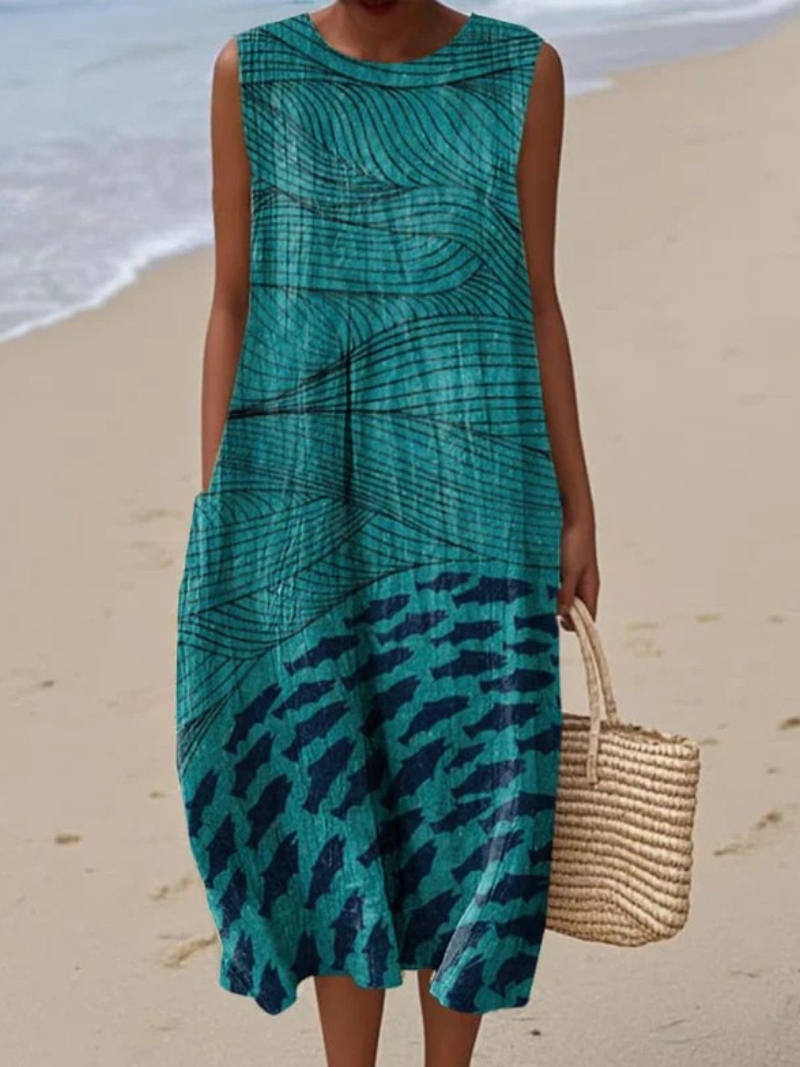 ALYA – EFFORTLESS GRACE COTTON DRESS