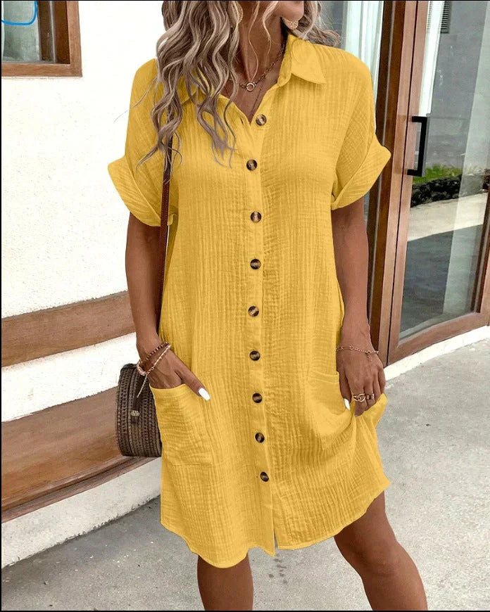 BEATRICE – REFINED CHARM POLO DRESS