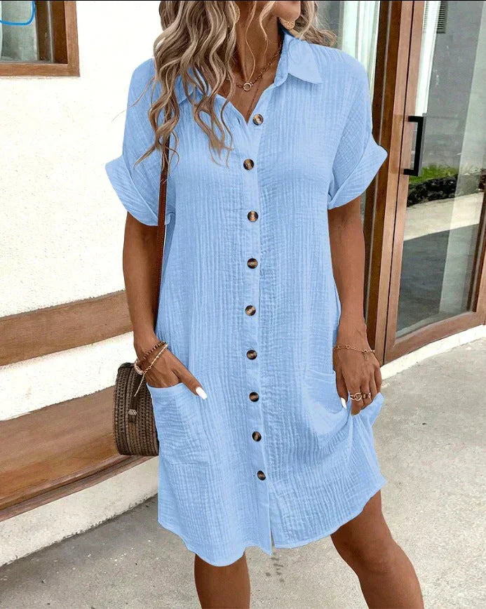 BEATRICE – REFINED CHARM POLO DRESS