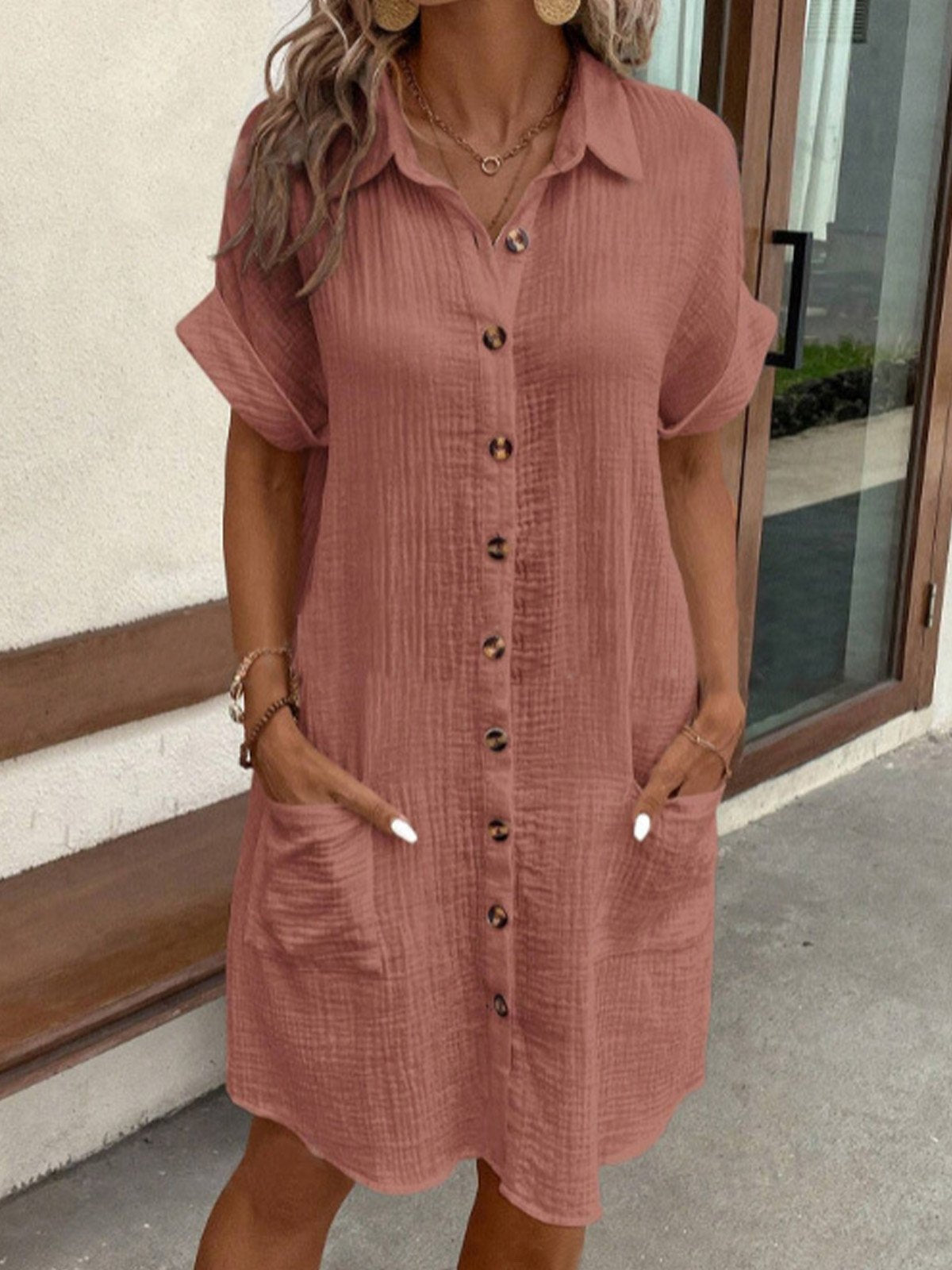 BEATRICE – REFINED CHARM POLO DRESS