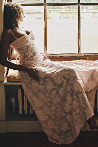 PAULETTE - LONG CORSET DRESS