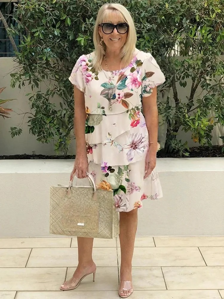 FRANCIN – BREEZY BLOSSOM DELIGHT DRESS