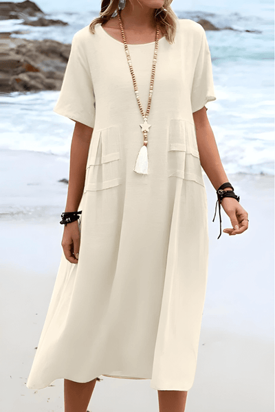 ARIA – SUN-KISSED LINEN BREEZE DRESS