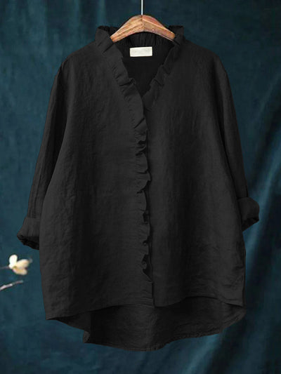 Elodie™ – Soft Linen Breeze Blouse