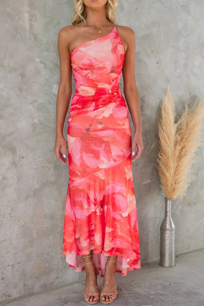 SANTHEA – ARTFUL BLOOM PRINT DRESS