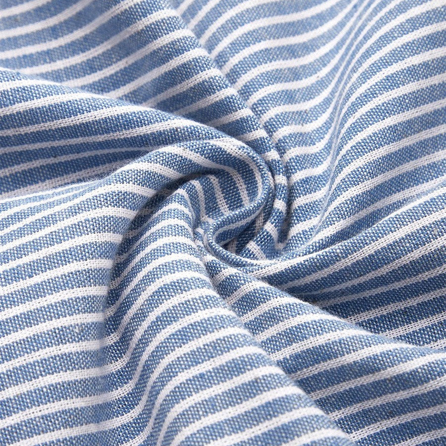 LENNA – SOFT STRIPES IN A BREEZY MIDI SILHOUETTE