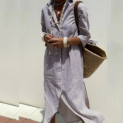 ARMELLE – SUNLIT STRIPES SUMMER DRESS (ALMOST SOLD OUT)