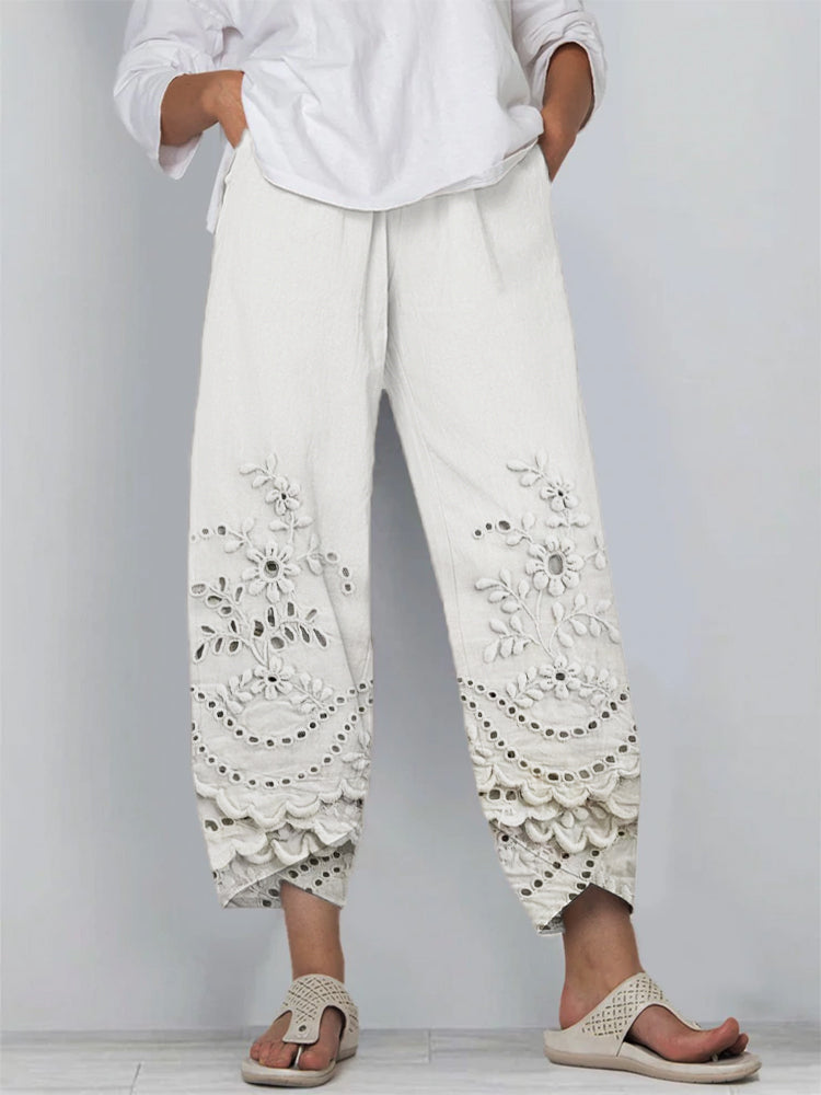 NOELYA – MOONLIT LACE SERENITY PANTS