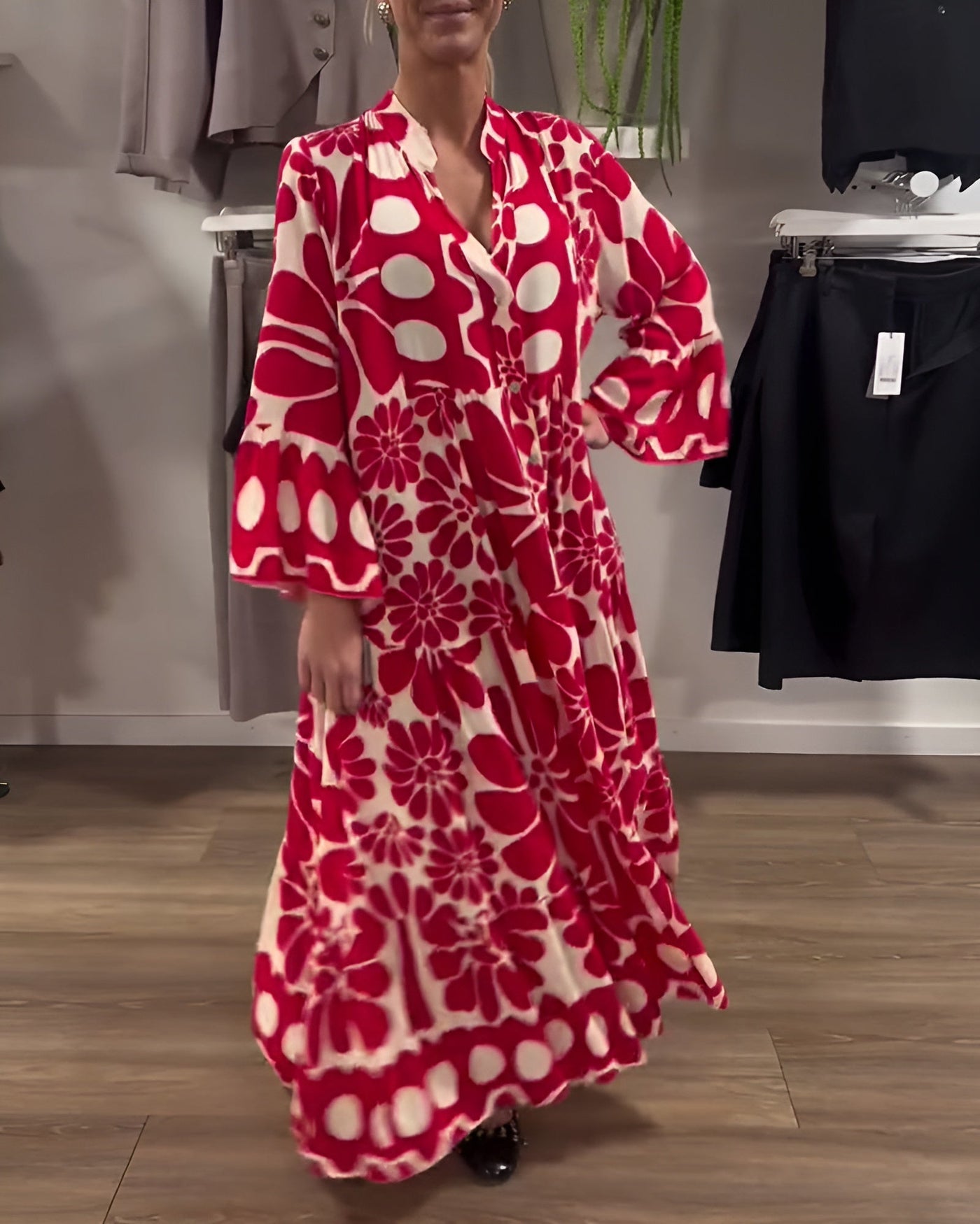 MARIELLE – ELEGANT BLOOM MAXI DRESS