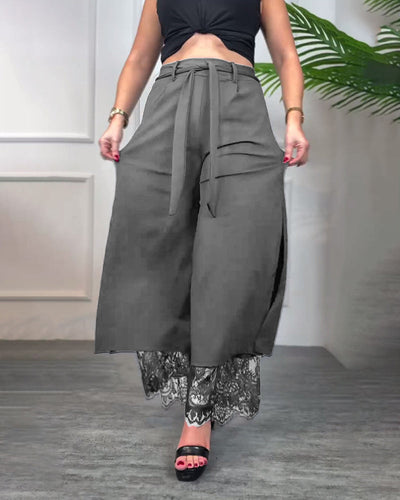 ELEGANT - EMBROIDERED TROUSERS