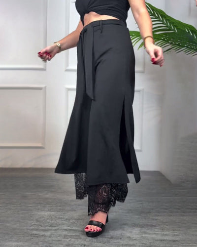ELEGANT - EMBROIDERED TROUSERS