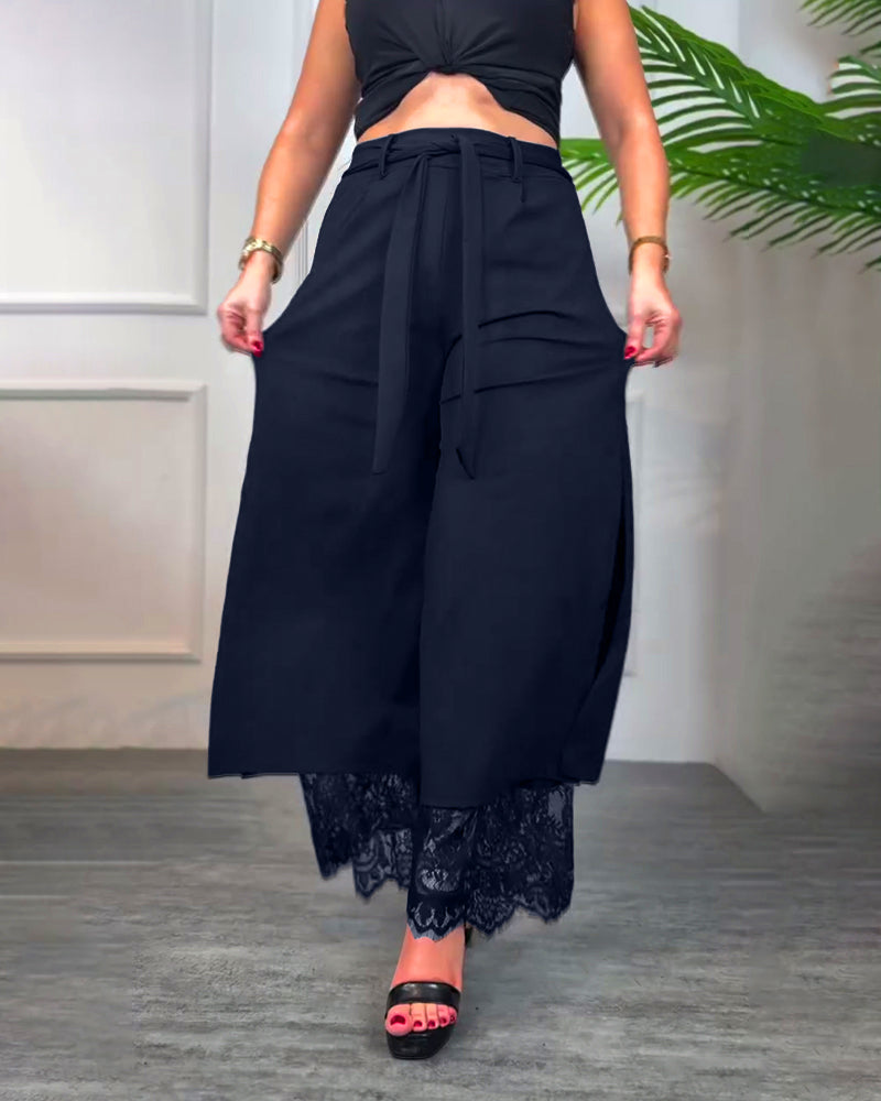 ELEGANT - EMBROIDERED TROUSERS