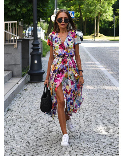 MARIELLA – SUN-DRENCHED ELEGANCE DAY DRESS