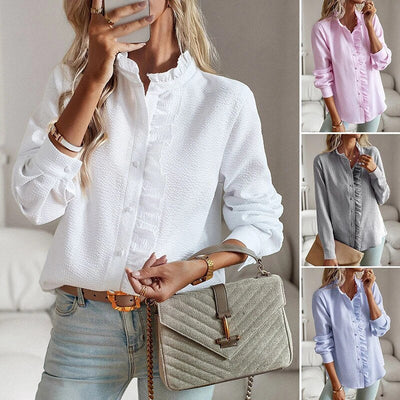 EDITH – ROMANTIC RUFFLES ELEGANT BLOUSE
