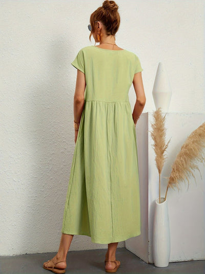 ROSINEO – LAID-BACK LINEN CHARM DRESS