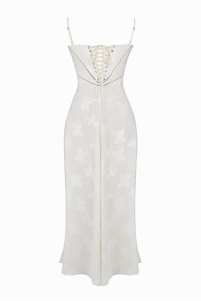 PAULETTE - LONG CORSET DRESS