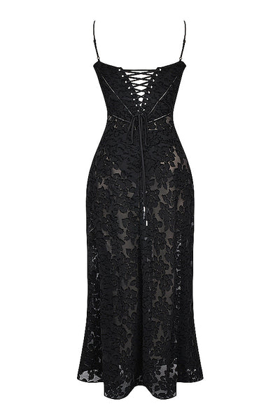 PAULETTE - LONG CORSET DRESS