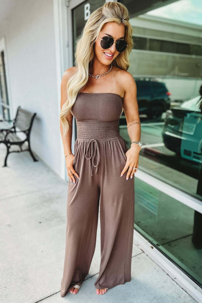 JASMIN - TRENDY OFF-SHOULDER JUMPSUIT