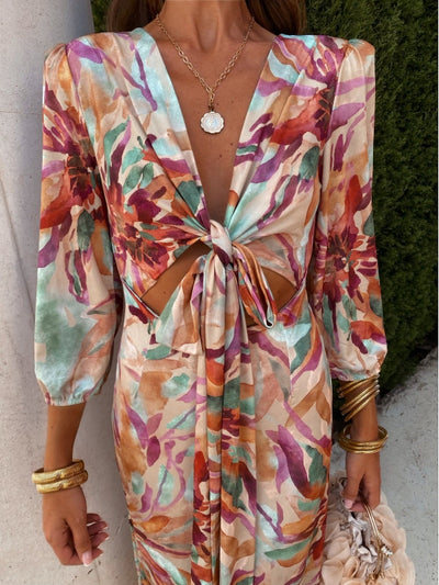 DANIKA – SCULPTED CHARM CUT-OUT DRESS