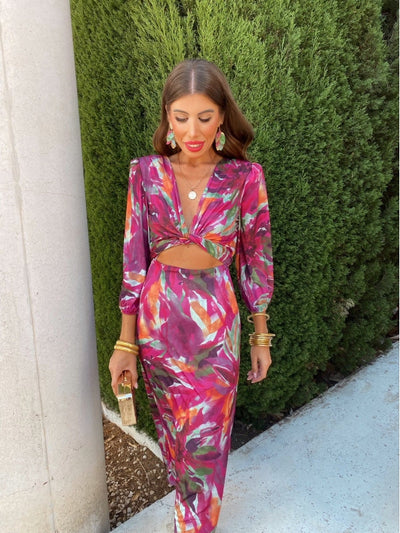 DANIKA – SCULPTED CHARM CUT-OUT DRESS