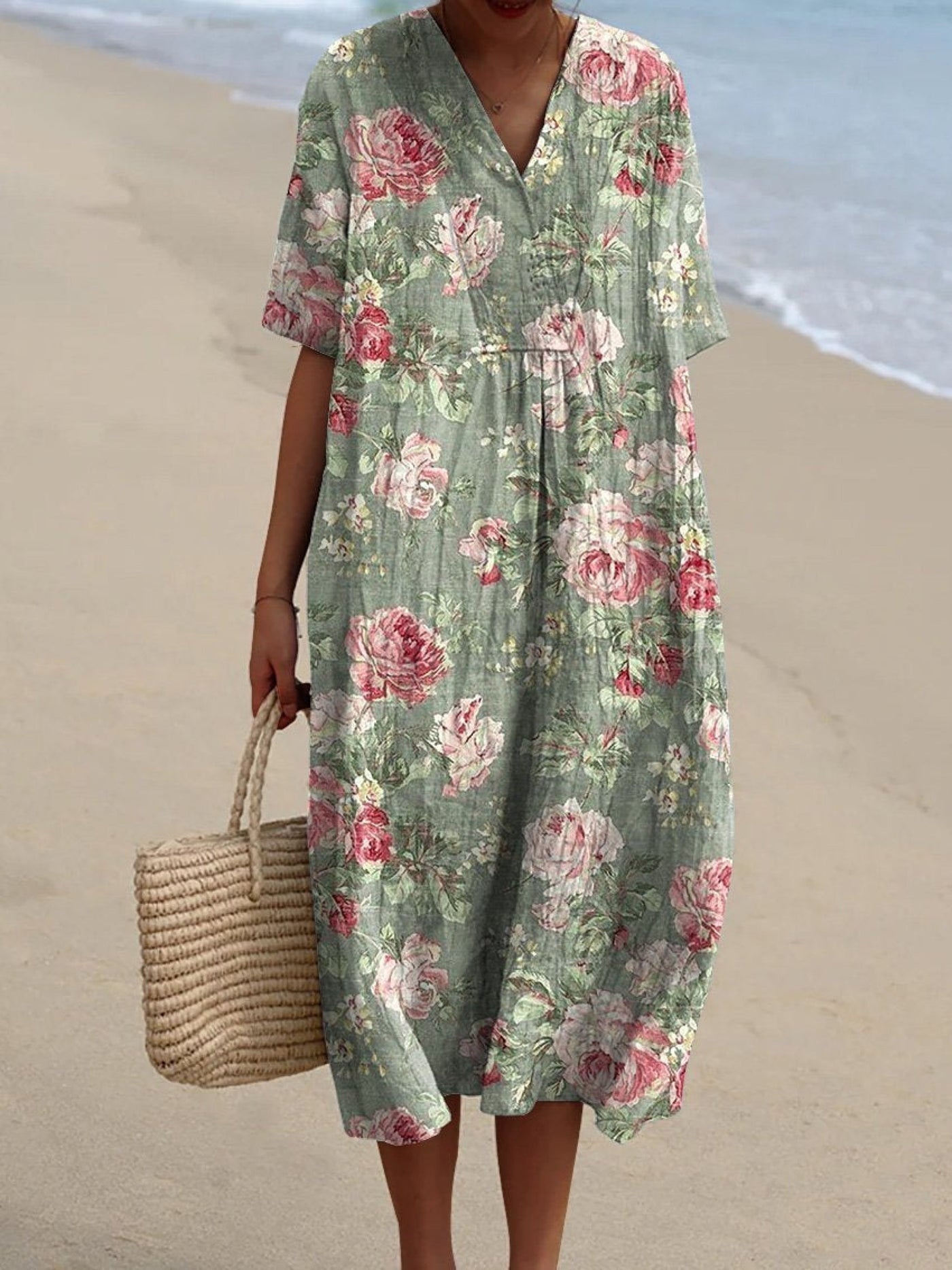 LINA – WHIMSICAL FLORAL GRACE DRESS