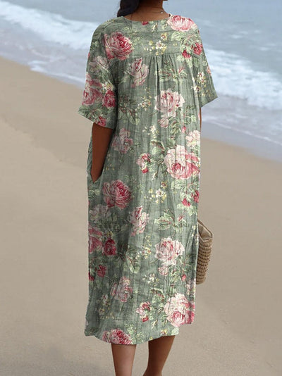 LINA – WHIMSICAL FLORAL GRACE DRESS