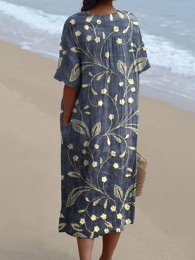 LIEKE – VINTAGE BLOOM WHISPERS LIMITED EDITION DRESS