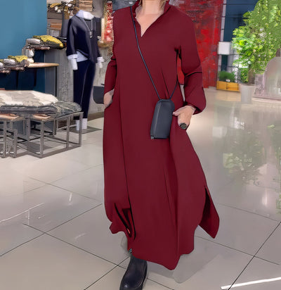 MARTA – SOFT STRETCH ELEGANCE MAXI DRESS
