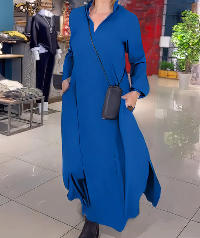 MARTA – SOFT STRETCH ELEGANCE MAXI DRESS