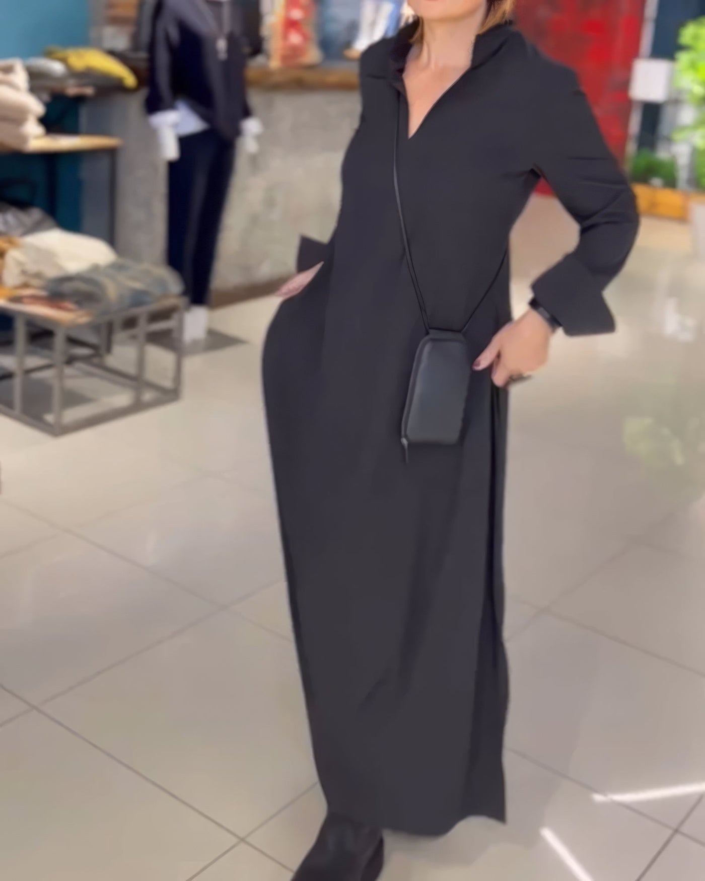 MARTA – SOFT STRETCH ELEGANCE MAXI DRESS