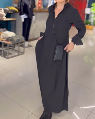 MARTA – SOFT STRETCH ELEGANCE MAXI DRESS