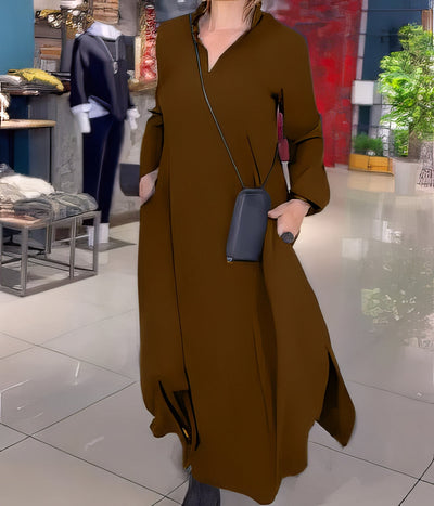 MARTA – SOFT STRETCH ELEGANCE MAXI DRESS